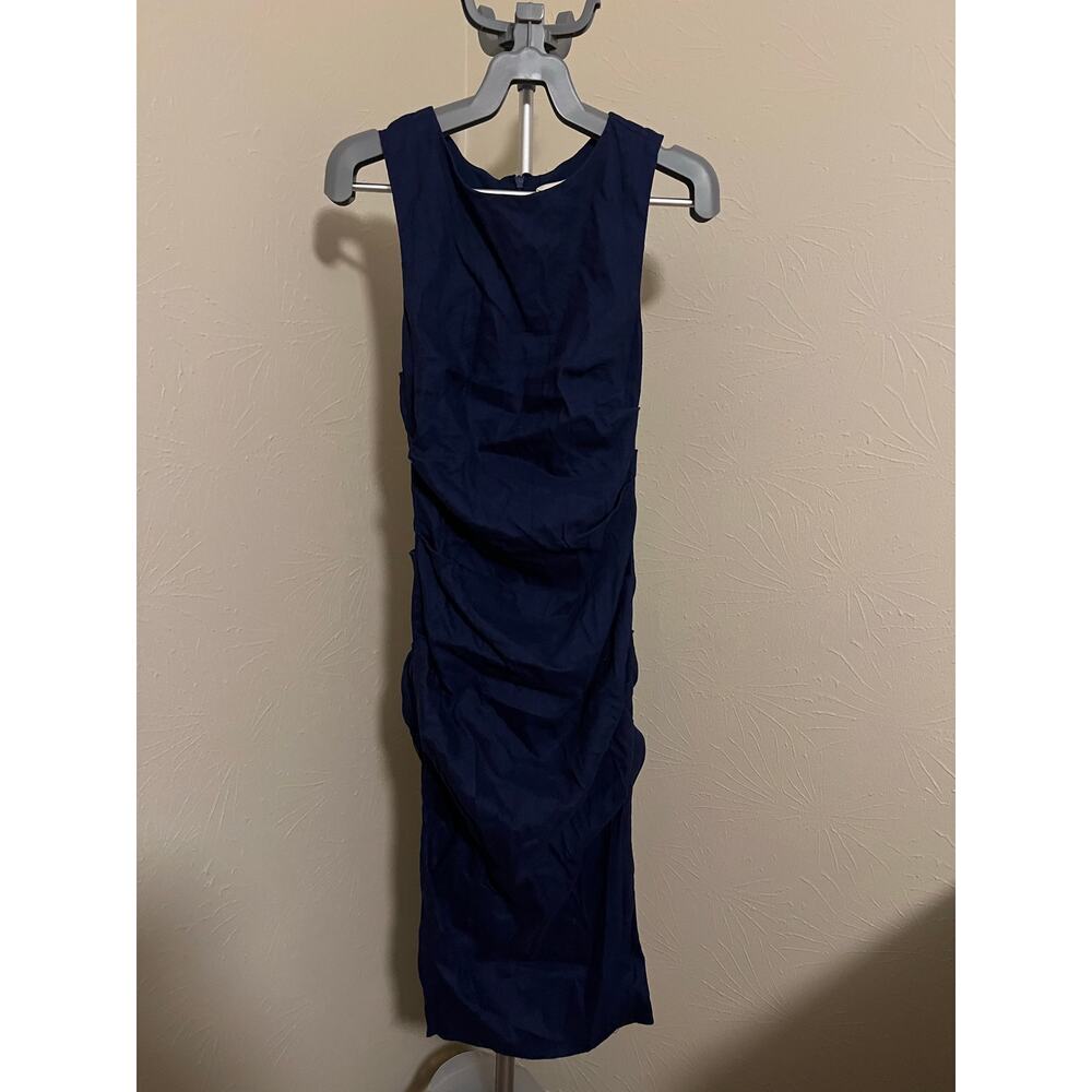 Artelier Nicole Miller Linen Blend Dress Size 2